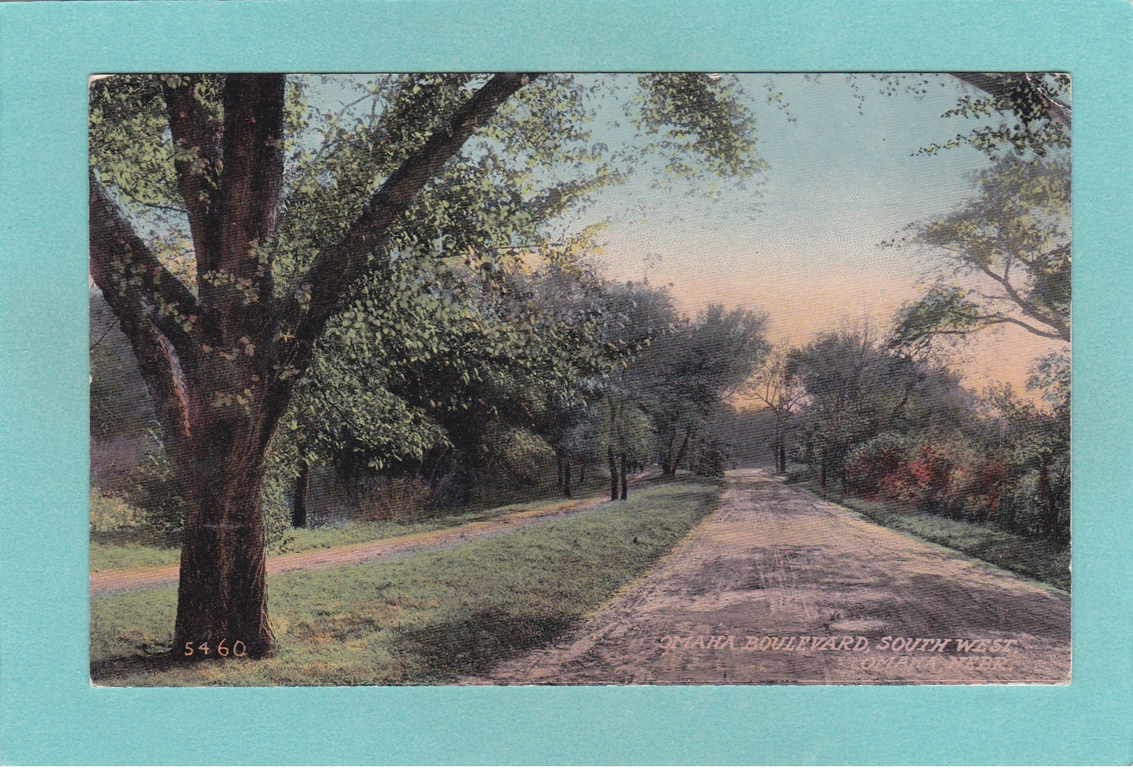 Old Postcard Of  Omaha,Boulevard,Omaha,Nebraska, United States ,R31. - Omaha