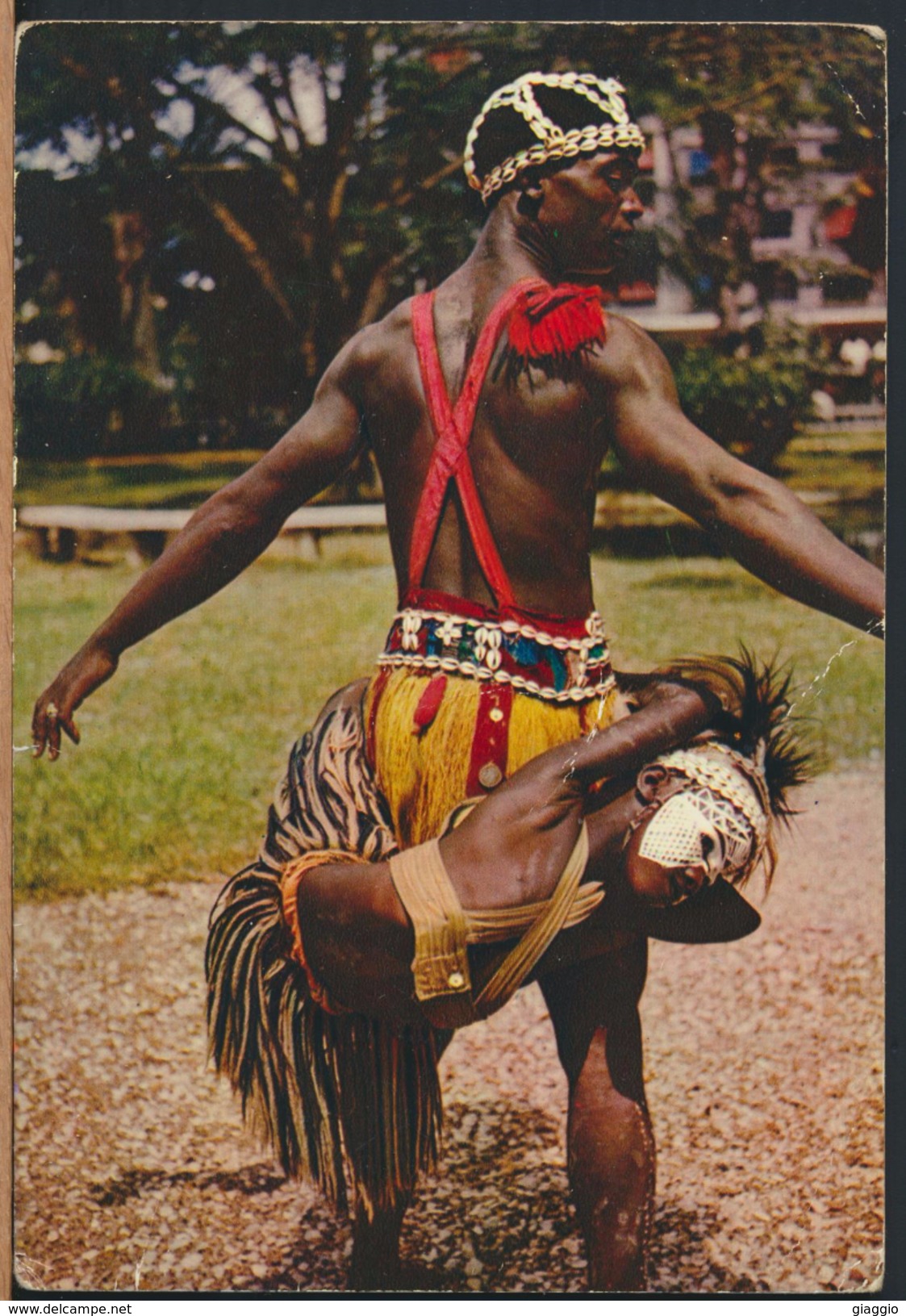 °°° 4004 - CAMERUN - DANSEURS AFRICAINS - AFRICAN DANCERS - 1968 With Stamps °°° - Camerun