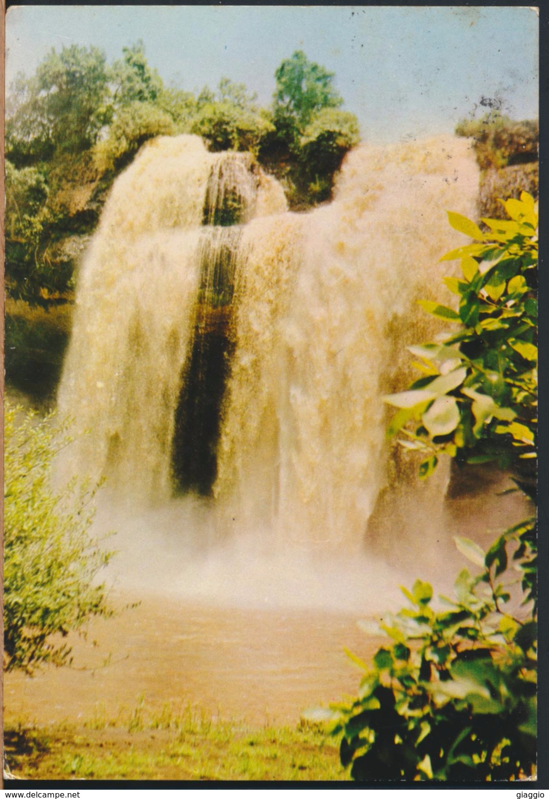 °°° 4005 - CAMERUN - N'GAOUNDERE - CHUTES DU TELLO - 1983 With Stamps °°° - Camerun