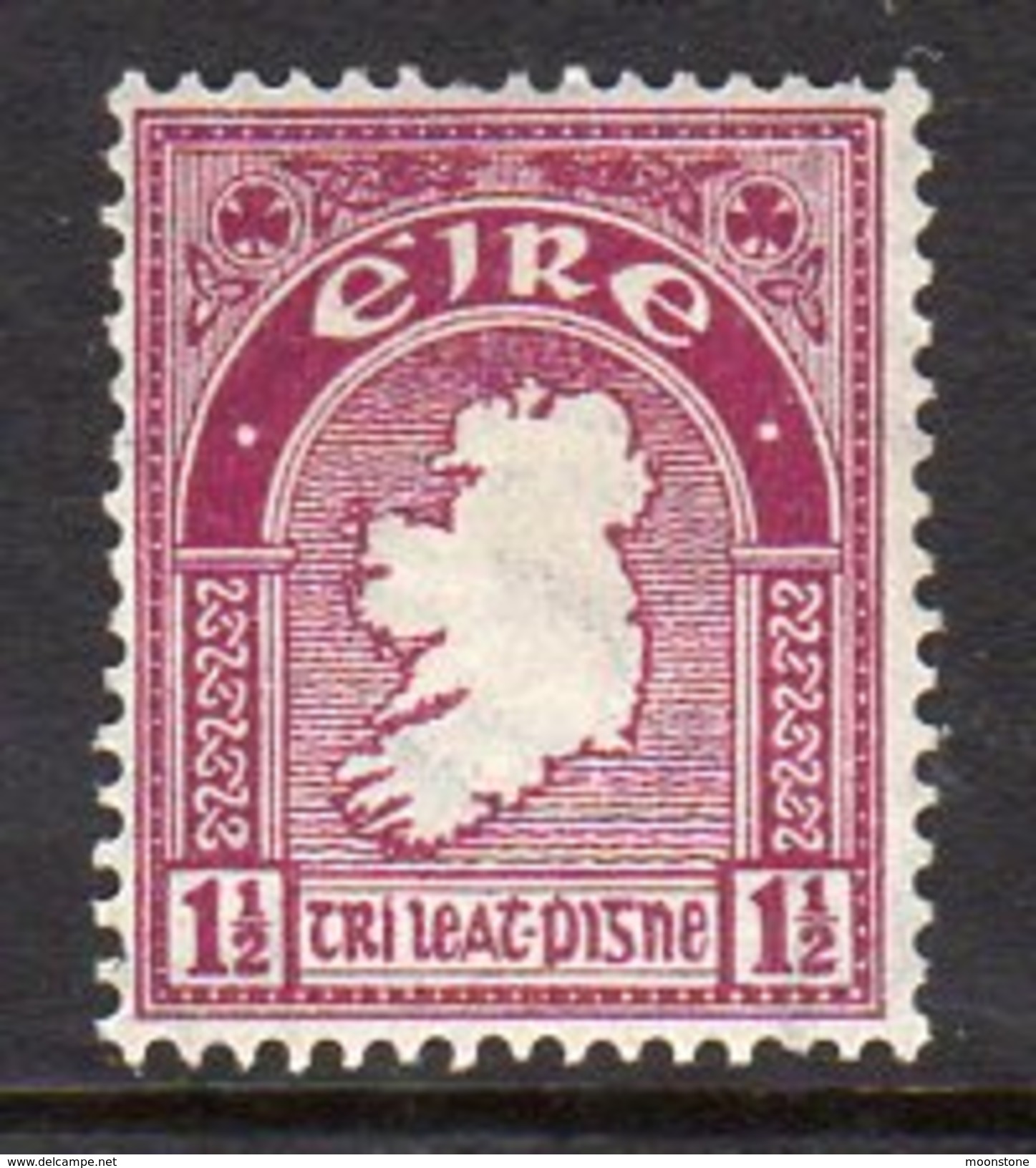 Ireland 1922-34 1½d Definitive, Wmk. SE, Lightly Hinged Mint, SG 73 - Neufs