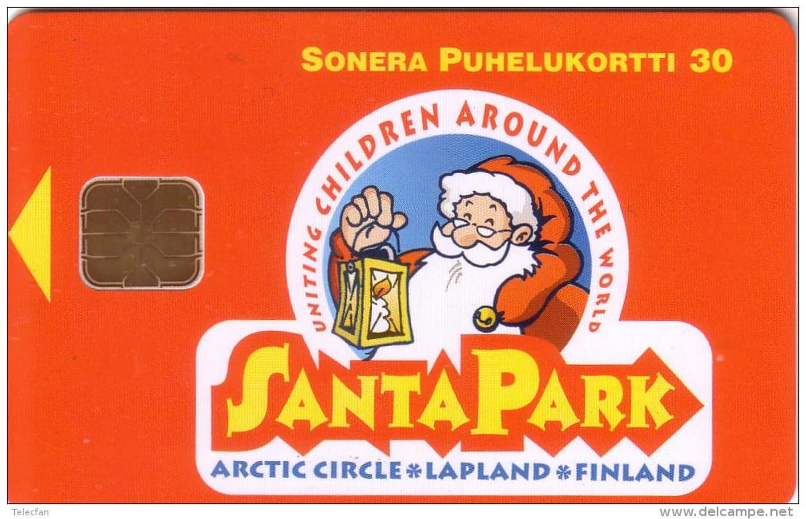 FINLANDE FINLAND PERE NOEL SANTA CLAUS NOEL CHRISTMAS SANTA PARK CERCLE ARCTIQUE ARTIC CIRCLE MINT NEUVE  30U - Noel