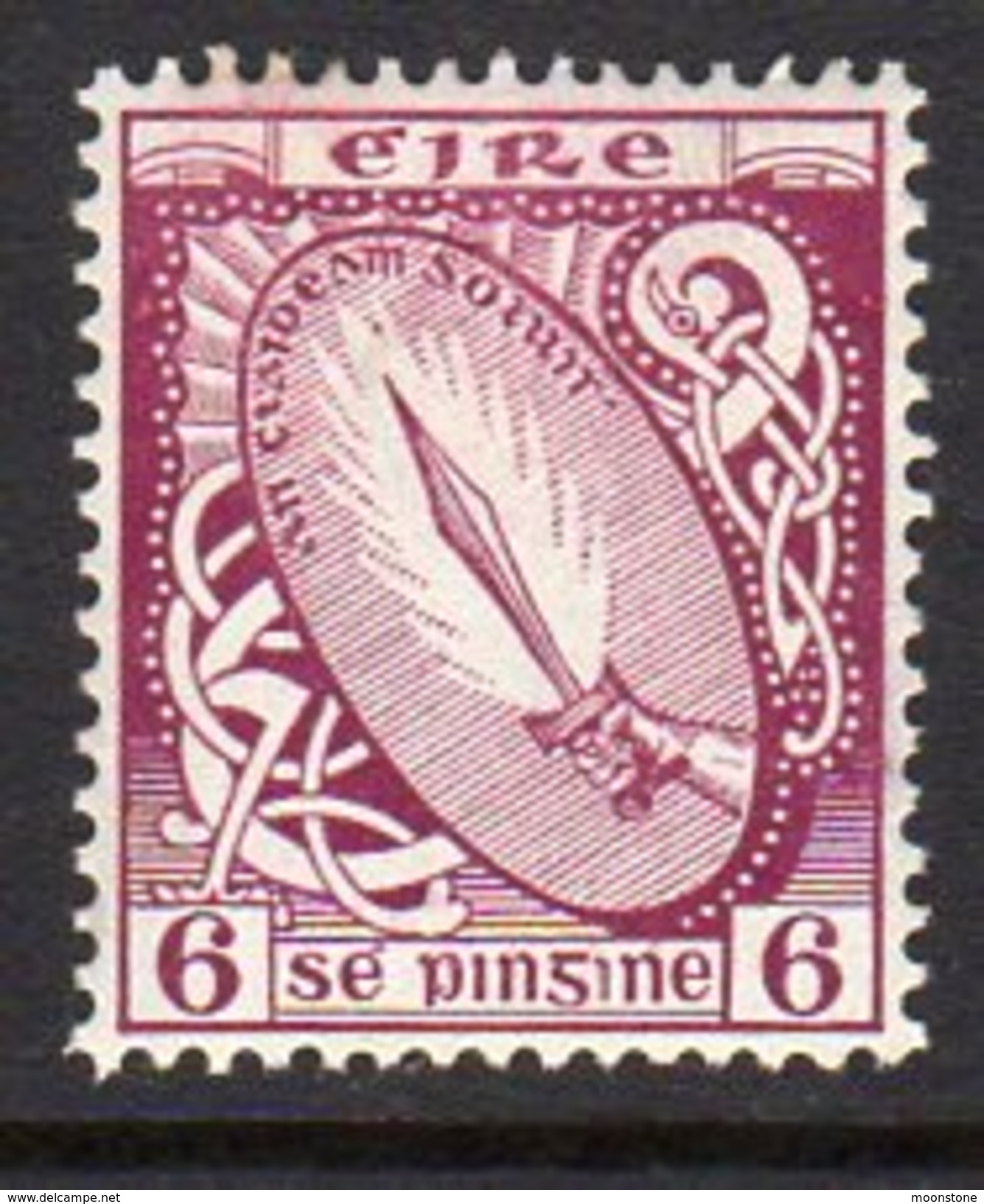 Ireland 1922-34 6d Definitive, Wmk. SE, Lightly Hinged Mint, SG 79 - Nuovi