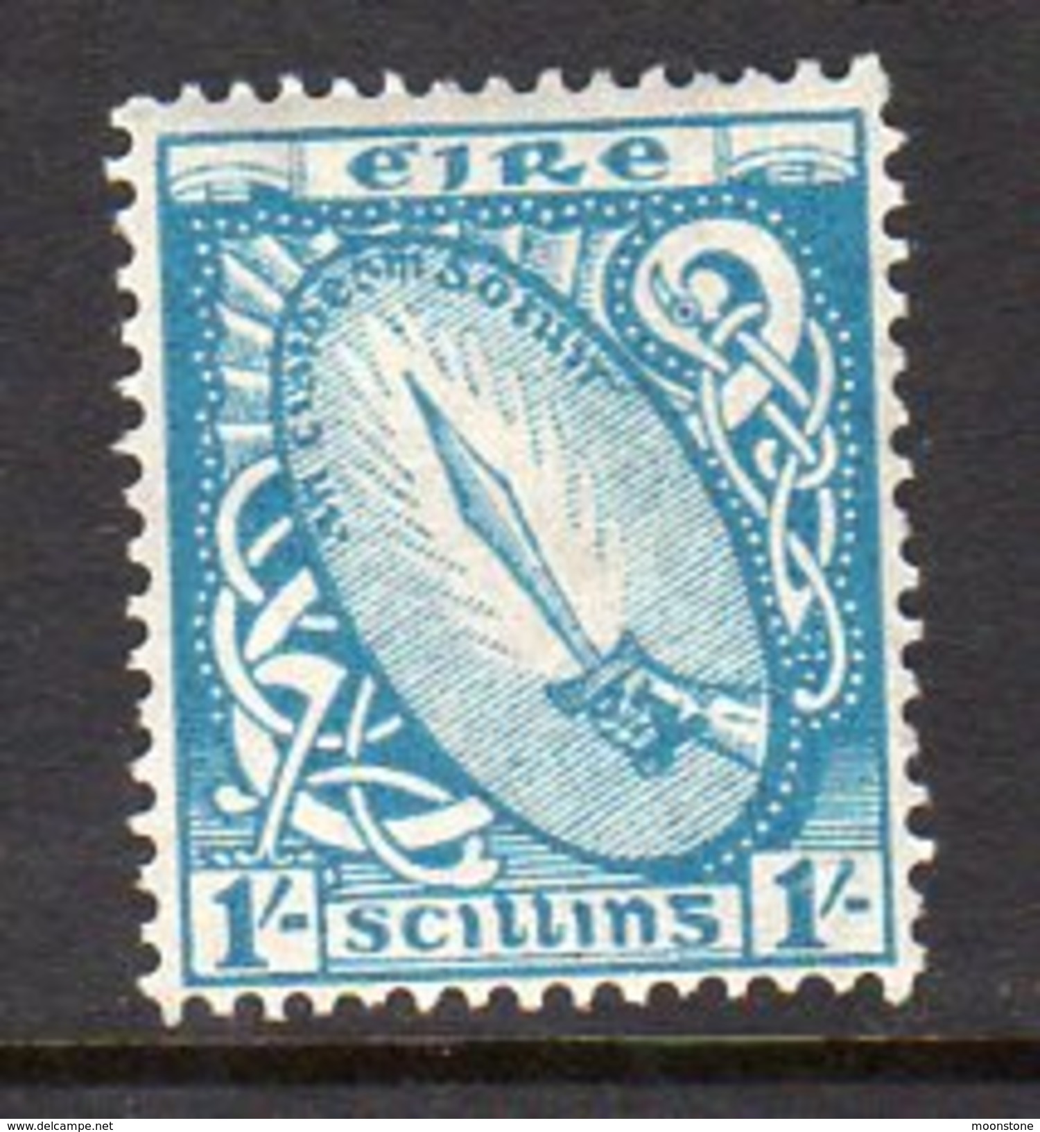 Ireland 1922-34 1/- Definitive, Wmk. SE, Lightly Hinged Mint, SG 82 - Nuovi
