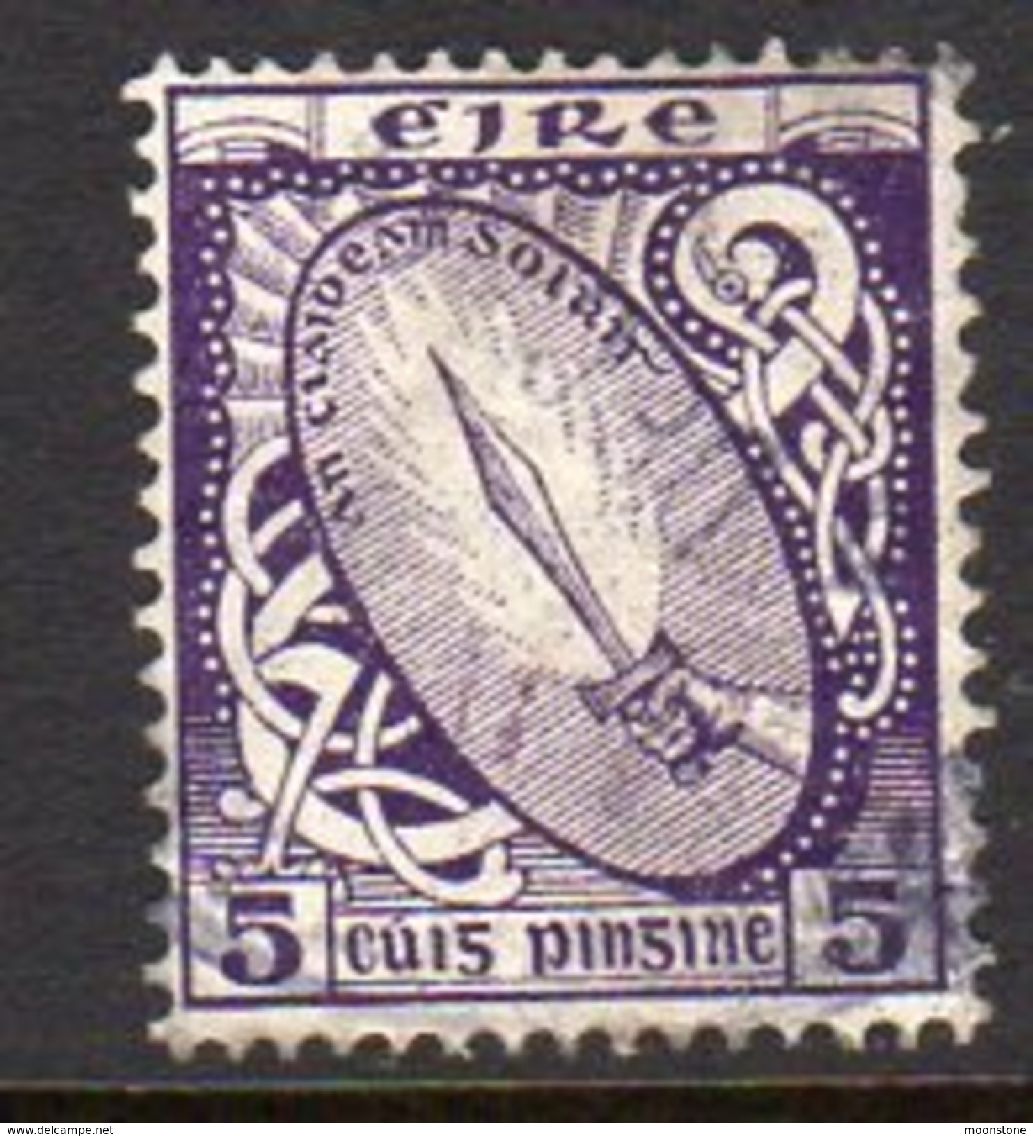 Ireland 1922-34 5d Definitive, Wmk. SE, Used, SG 78 - Unused Stamps