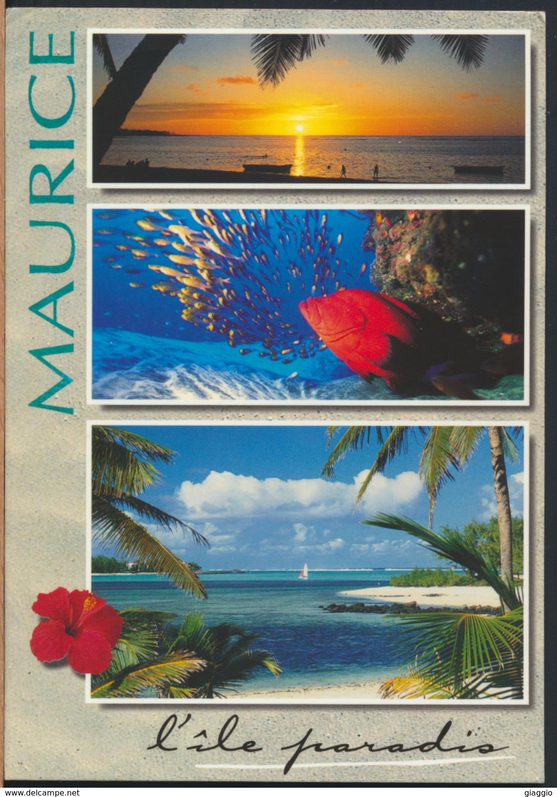 °°° 4013 - MAURITIUS - COULEURS DU LAGON - 1997 With Stamps °°° - Mauritius