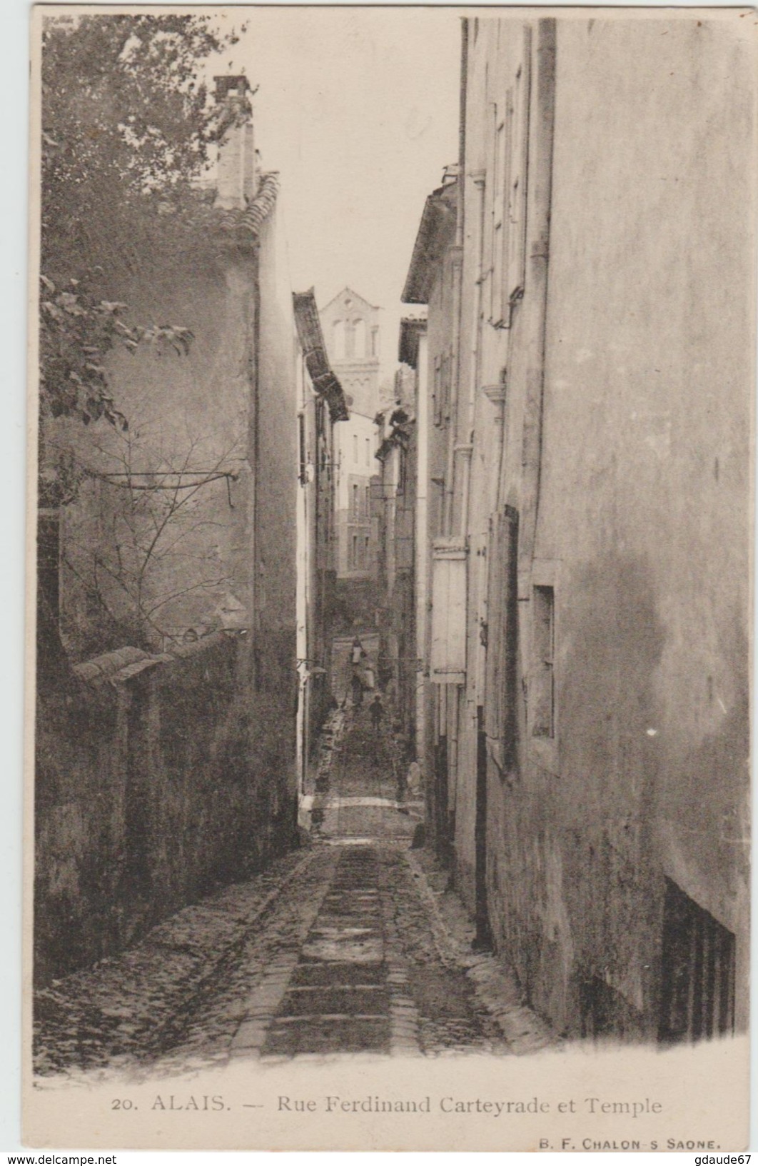 ALAIS / ALES (30) - RUE FERDINAND CARTEYRADE ET TEMPLE - Alès