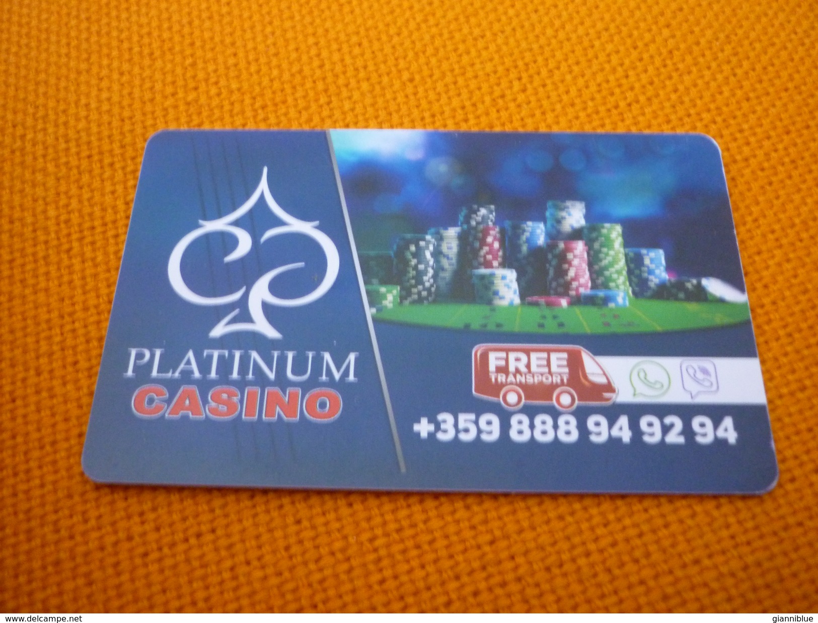 Bulgaria Bansko Perun Hotel & Casino Room Key Card - Hotelkarten