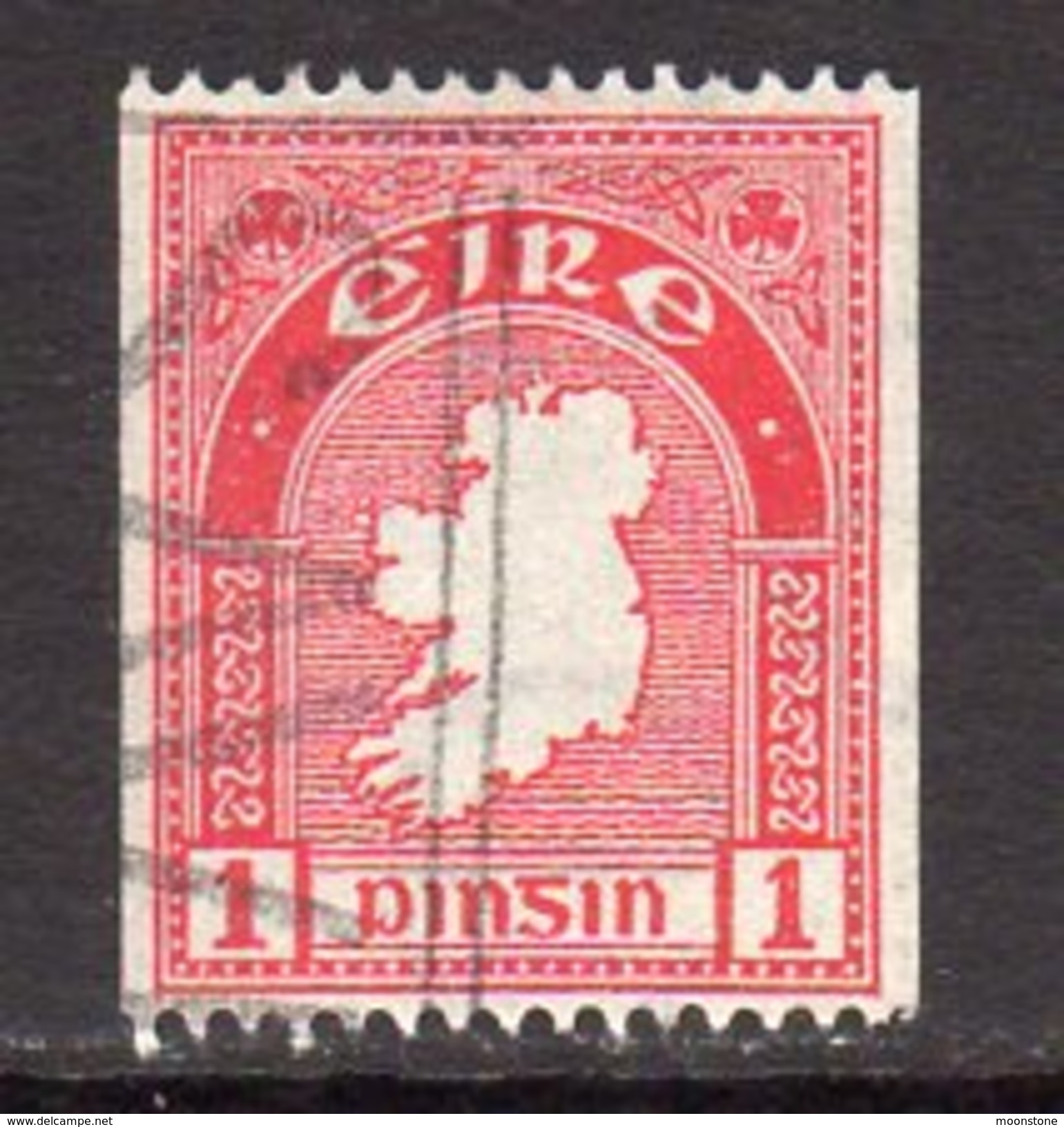 Ireland 1940-68 1d Definitive Coil Stamp, P.15 X Imperf., E Wmk., Used, SG 112c - Neufs