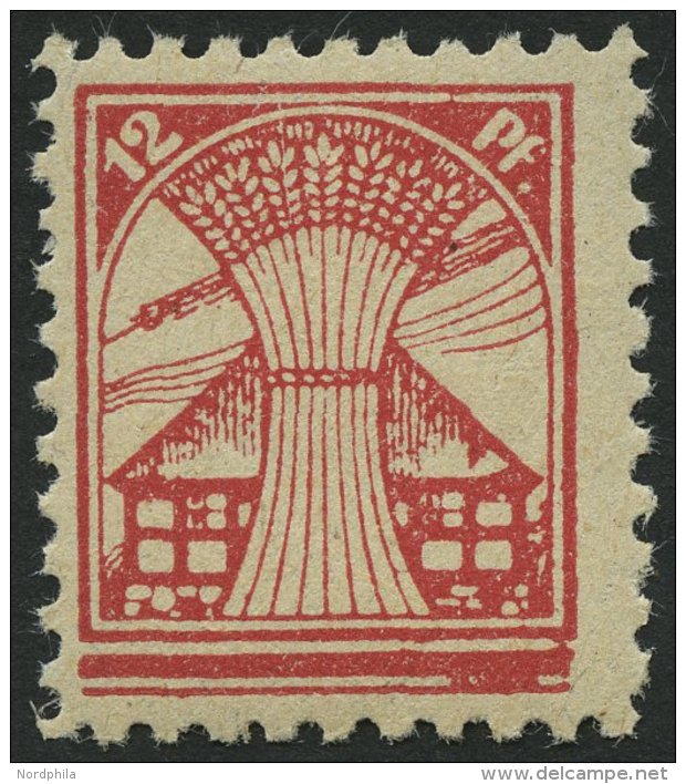 MECKLENBURG-VORPOMMERN 18d **, 1945, 12 Pf. Br&auml;unlichrot, Pracht, Gepr. Kramp, Mi. 120.- - Sonstige & Ohne Zuordnung