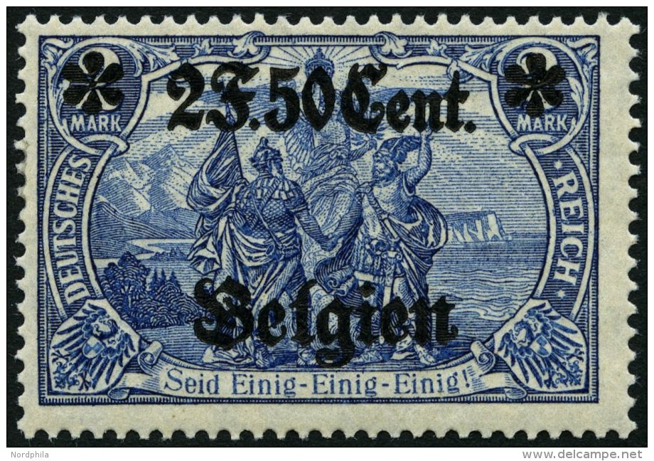 LANDESPOST IN BELGIEN O, Kleine Gestempelte Partie Von 1914-16, U.a. Mit Mi.Nr. 10-25, Fast Nur Pracht, Mi. 510.- - Besetzungen 1914-18