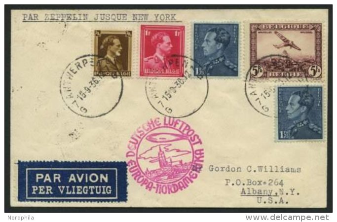 ZULEITUNGSPOST 250 BRIEF, Britische Post In Marokko (Tanger): 1934, 2. S&uuml;damerikafahrt, Einschreibbrief, Pracht - Zeppeline