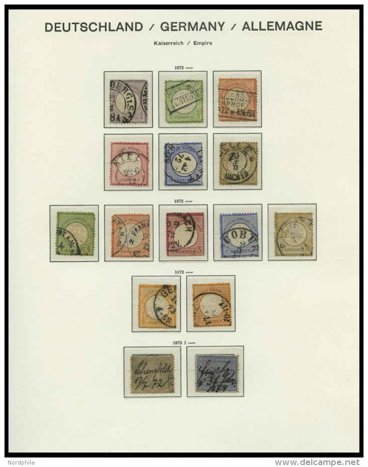 SAMMLUNGEN O,* , 1872-1932, Sammlung Dt. Reich Im Schaubekalbum Mit Diversen Besseren Werten Und Einigen Besonderheiten, - Gebraucht