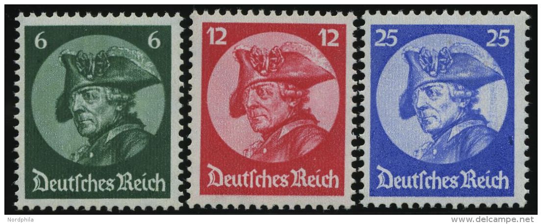 Dt. Reich 482-95 **, 1933, Hindenburg, Wz. 2, Prachtsatz, Mi. 1100.- - Sonstige & Ohne Zuordnung