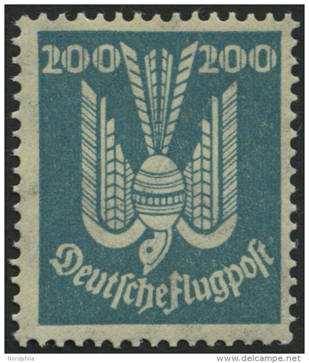 Dt. Reich 349 **, 1924, 200 Pf. Holztaube, Normale Z&auml;hnung, Pracht, Mi. 350.- - Gebraucht