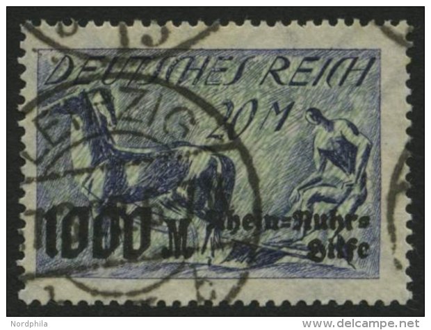 Dt. Reich 260 O, 1923, 20 M. Rhein- Und Ruhrhilfe, Pracht, Gepr. Meyer, Mi. 110.- - Sonstige & Ohne Zuordnung