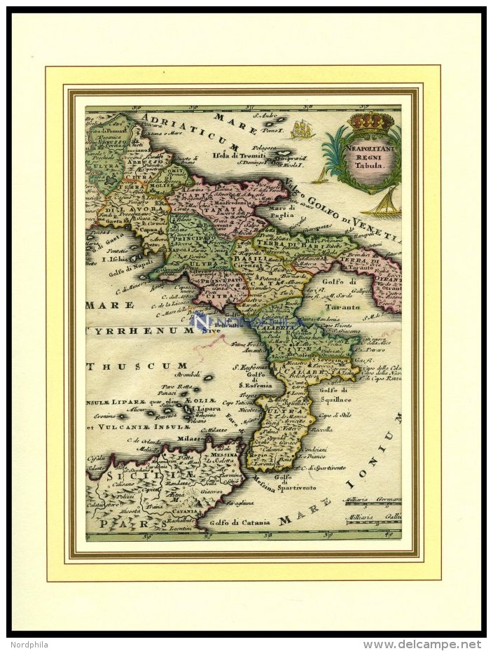 Der Unterste Teil Von Italien, Neapolitani - S&uuml;d-Italien Mit Einem Teil Von Sizilien (das K&ouml;nigreich Neapolis) - Sonstige & Ohne Zuordnung