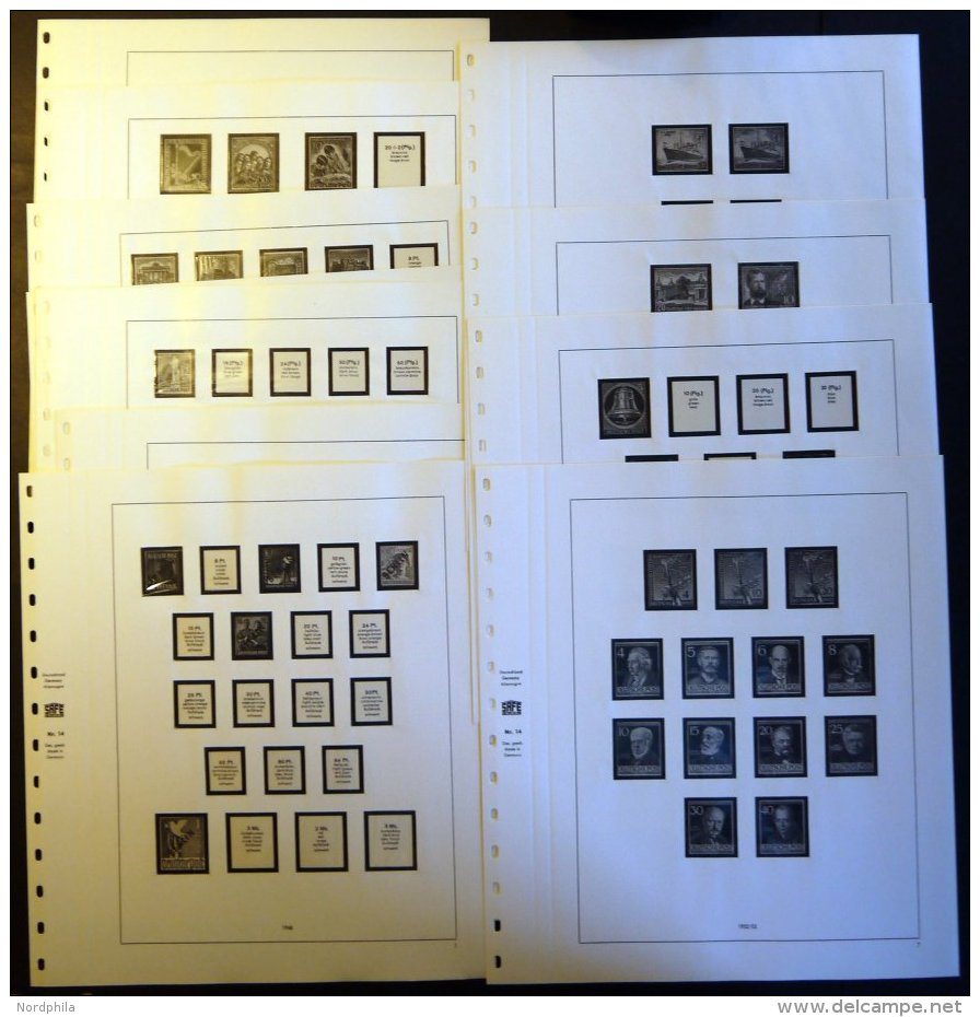 VORDRUCKE Berlin 1948-1955, Neuwertiger SAFE-Falzlostext - Other & Unclassified