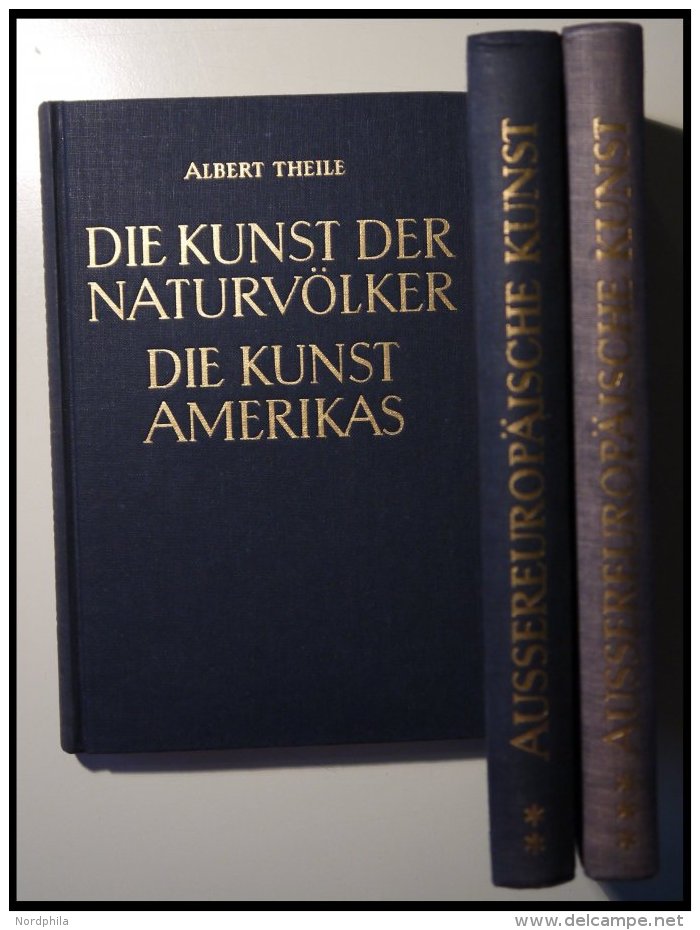 KLASSISCHE LITERATUR Albert Theile: Die Kunst Der Au&szlig;ereurop&auml;ischen V&ouml;lker, Band I-III, Standard Verlag, - Sonstige & Ohne Zuordnung