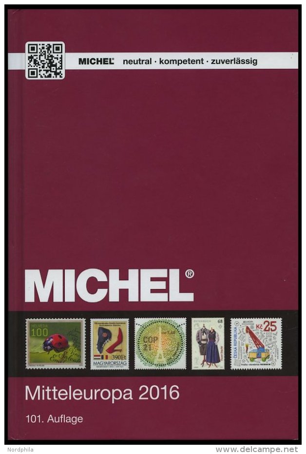 PHIL. KATALOGE Michel: Mitteleuropa Katalog 2016, Band 1, Alter Verkaufspreis: EUR 68.- - Philatelie Und Postgeschichte