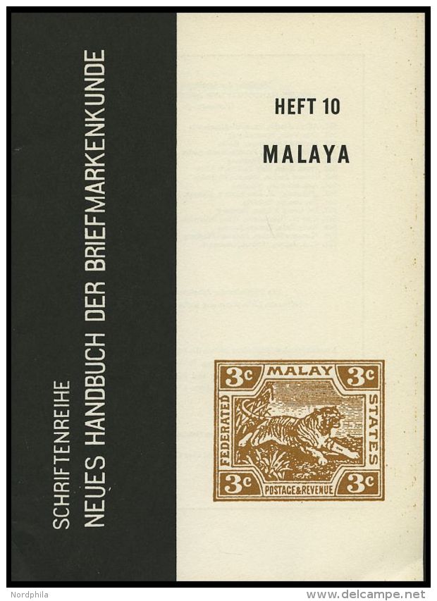 PHIL. LITERATUR Malaya, Heft 10, 1962, Schriftenreihe Neues Handbuch Der Briefmarkenkunde, 16 Seiten - Philatelie Und Postgeschichte