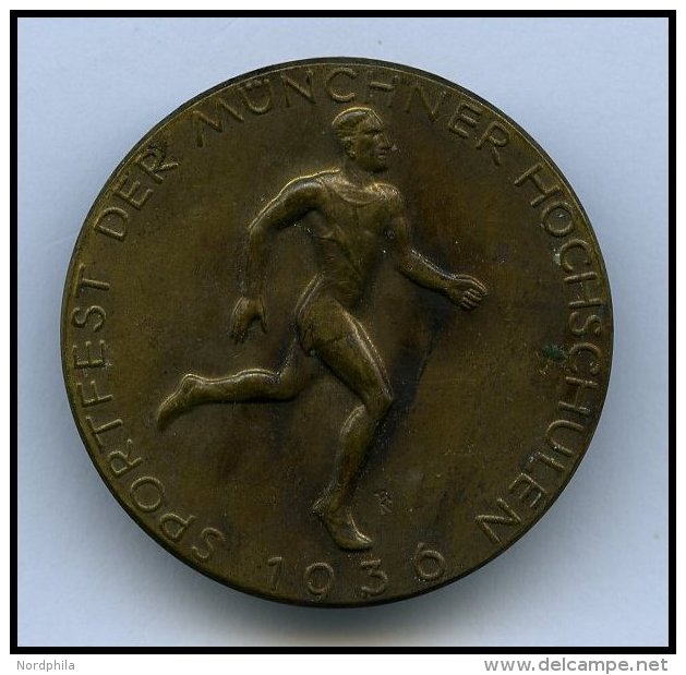 SPORT 1936, Ansteck-Medaille Sportfest Der M&uuml;nchener Hochschulen 1936 - Other & Unclassified