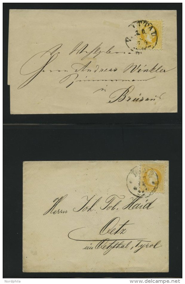 LOTS 35,37,39 BRIEF, 1867, 9 Prachtbriefe Franz Joseph - Sammlungen