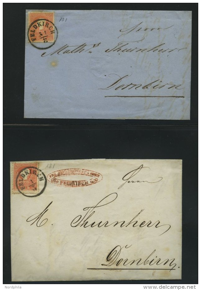 LOTS 13-15 BrfStk, 1858/9, Partie Von 20 Belegen, Meist Pracht - Sammlungen