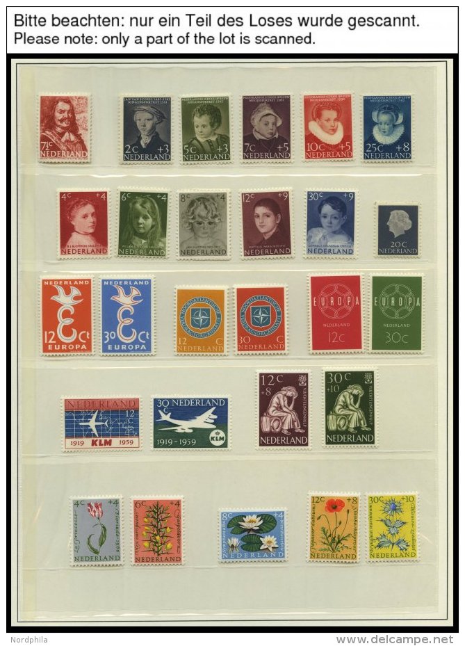 SAMMLUNGEN, LOTS **, 1959-81, Postfrische Sammlung Niederlande Im Neuwertigen Lindner Falzlosalbum (Vordrucktext Ab 1967 - Sammlungen