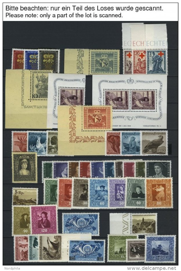 SAMMLUNGEN **, Postfrische Sammlung Liechtenstein Von 1945-95 Im Einsteckbuch, Ab 1953 Wohl Komplett, Prachterhaltung, M - Sammlungen