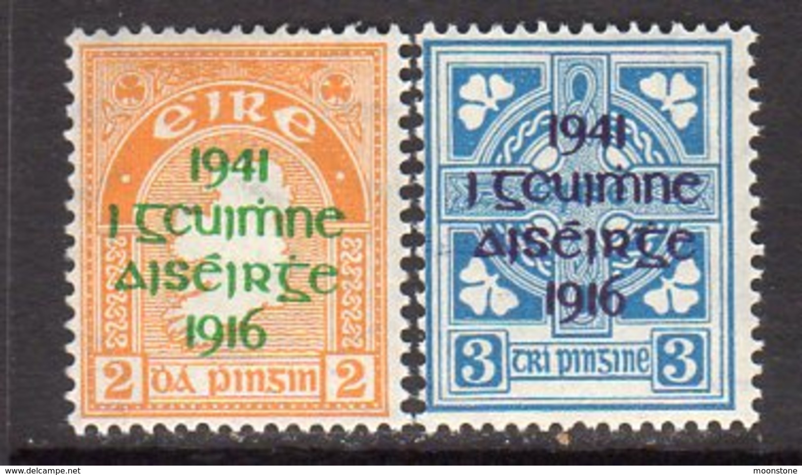 Ireland 1941 25th Anniversary Of The Easter Rising I Set Of 2, MNH, SG 126/7 - Unused Stamps