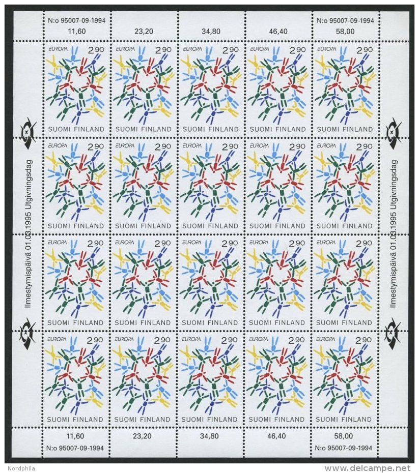 SAMMLUNGEN KB **, 1995-2009, 16 Verschiedene Postfrische Kleinbogen, Pracht, Mi. 315.- - Used Stamps
