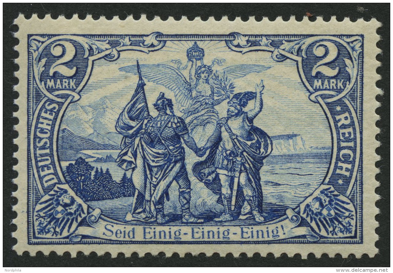 Dt. Reich 96AIa **, 1911, 3 M. Schw&auml;rzlichviolett Friedensdruck, Postfrisch, Pracht, R!, Gepr. Dr. Hochst&auml;dter - Autres & Non Classés