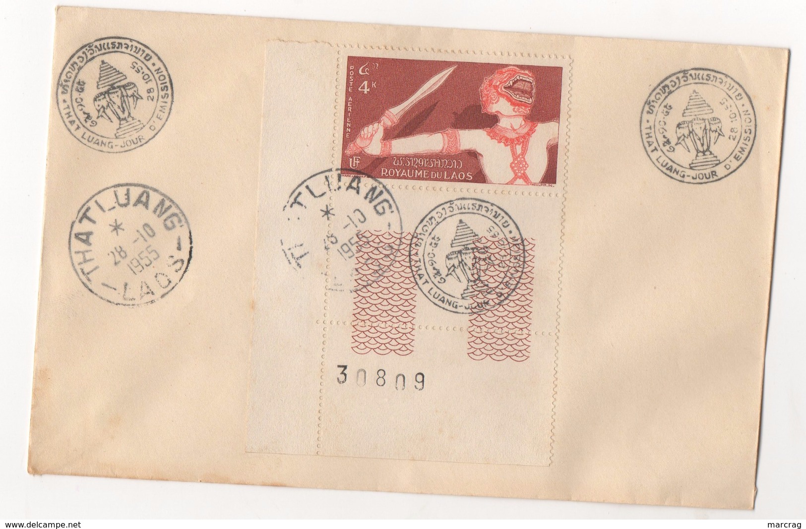 LETTRE DU LAOS DE 1955 - Laos