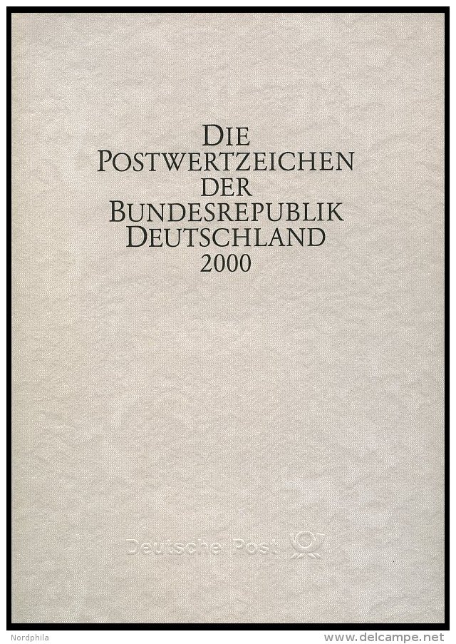 BUND/BERLIN MINISTERJAHRB **, 2000, Kompletter Jahrgang Bundesrepublik Im Geschenkheft Der Deutschen Post AG Mit Faksimi - Sonstige & Ohne Zuordnung