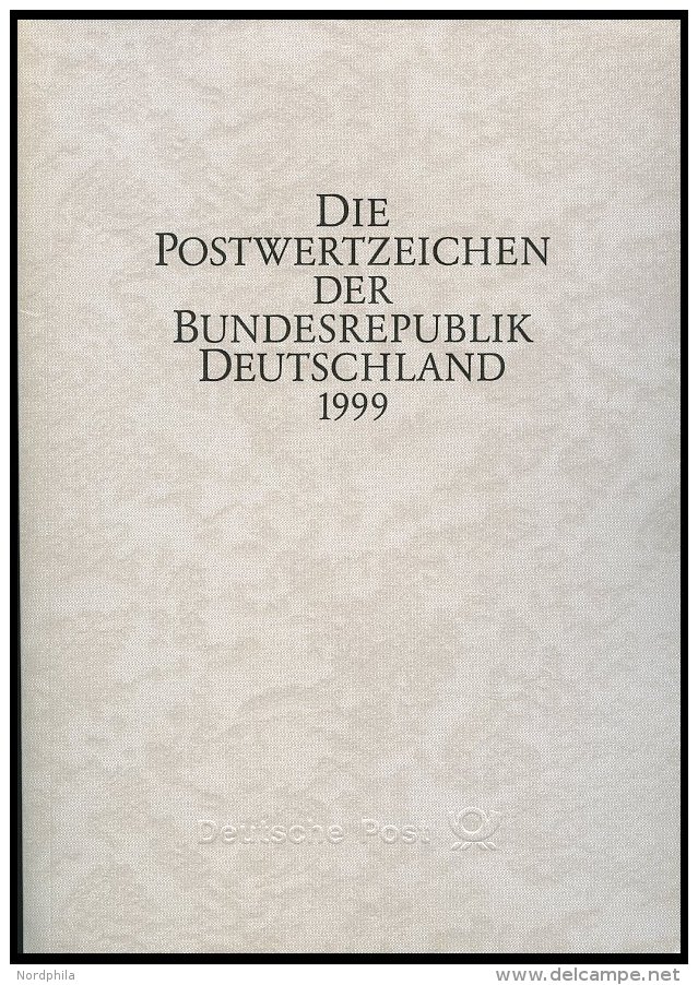 BUND/BERLIN MINISTERJAHRB **, 1999, Kompletter Jahrgang Bundesrepublik Im Geschenkheft Der Deutschen Post AG Mit Faksimi - Sonstige & Ohne Zuordnung