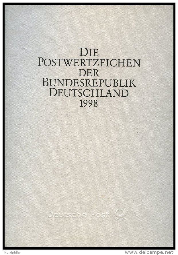 BUND/BERLIN MINISTERJAHRB **, 1998, Kompletter Jahrgang Bundesrepublik Im Geschenkheft Der Deutschen Post AG Mit Faksimi - Other & Unclassified