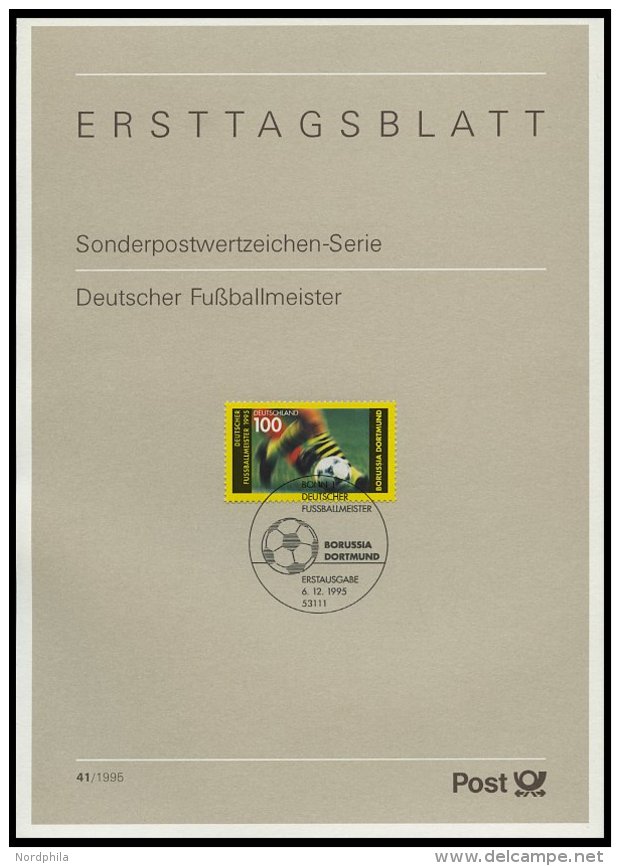 ERSTTAGSBL&Auml;TTER 1772-1833 BrfStk, 1995, Kompletter Jahrgang, ETB 1 - 41/95, Pracht - Sonstige & Ohne Zuordnung