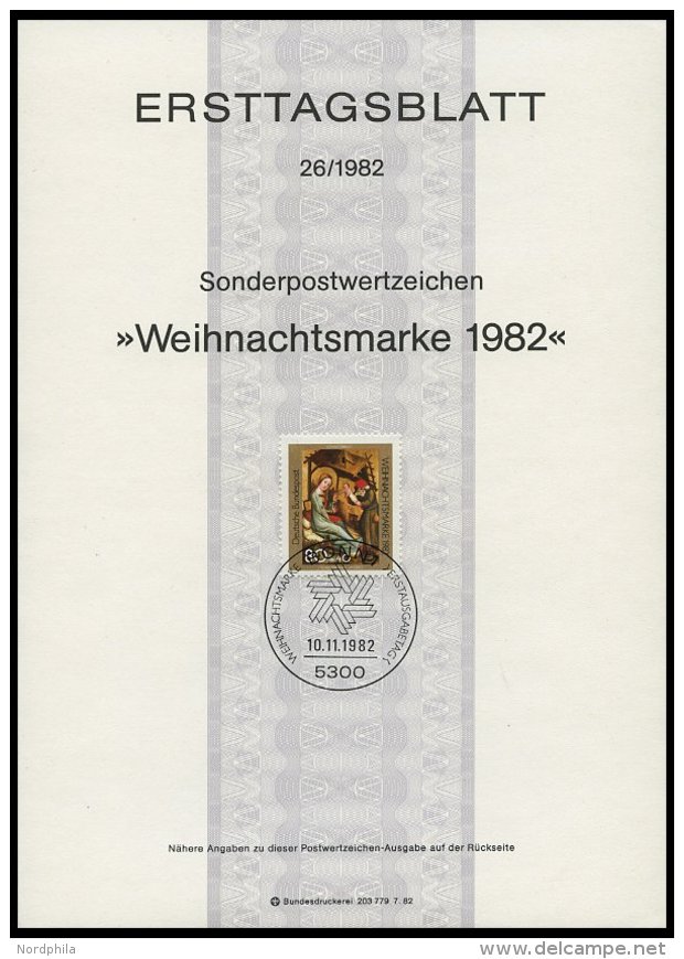 ERSTTAGSBL&Auml;TTER 1118-61 BrfStk, 1982, Kompletter Jahrgang, ETB 1 - 26/82, Pracht - Sonstige & Ohne Zuordnung
