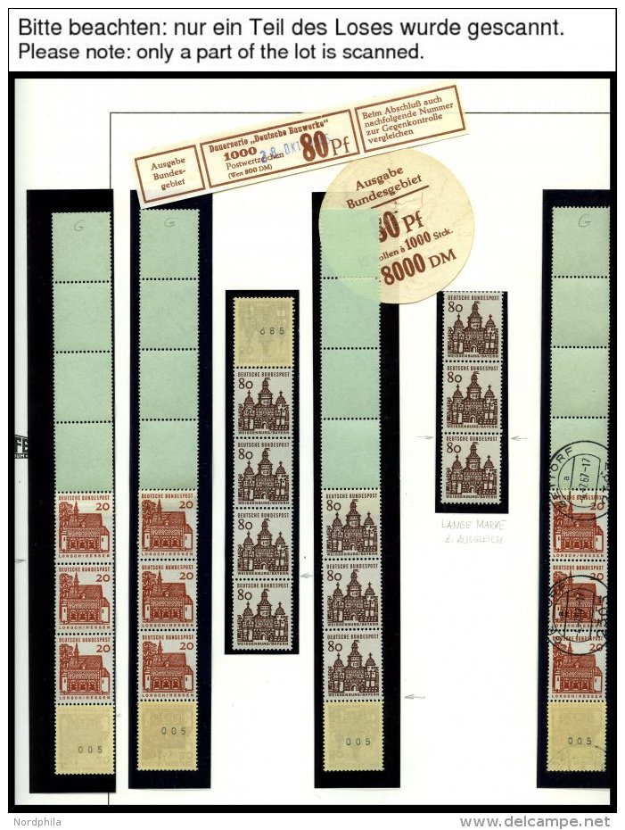 ROLLENMARKEN A. 179-1143R **,o , 1954-82, Fast Nur Postfrische Sammlung Rollenmarken Mit Vielen Besseren Ausgaben Und Be - Rollenmarken