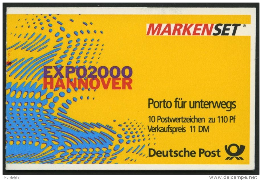 MARKENHEFTCHEN MH 39IImZ **, 1999, Markenheftchen Sehensw&uuml;rdigkeiten, Type II, Mit Z&auml;hlbalken, Pracht, Mi. 120 - Other & Unclassified