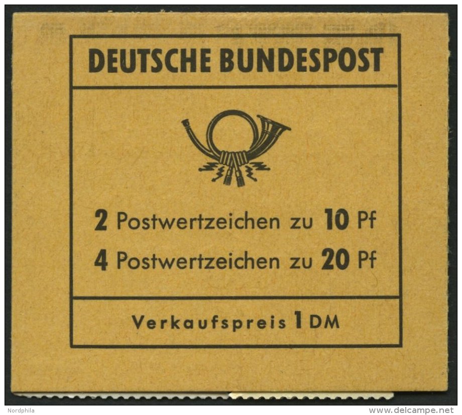 MARKENHEFTCHEN MH 14d **, 1968, Markenheftchen Brandenburger Tor, 2. Deckelseite: Postgeb&uuml;hren Stand Vor 1.7.1971, - Sonstige & Ohne Zuordnung