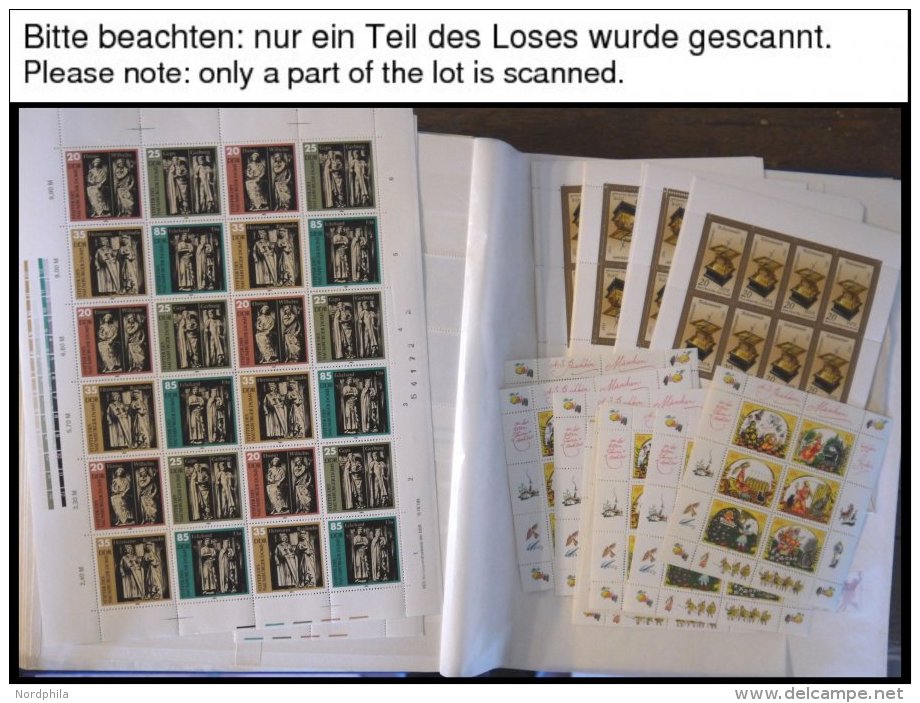 LOTS **, Postfrisches H&auml;ndlerlager DDR Von 1962-90 In 6 Schaubek Einsteckb&uuml;chern, Ab 1971 Meist 6-10x Vorhande - Sonstige & Ohne Zuordnung