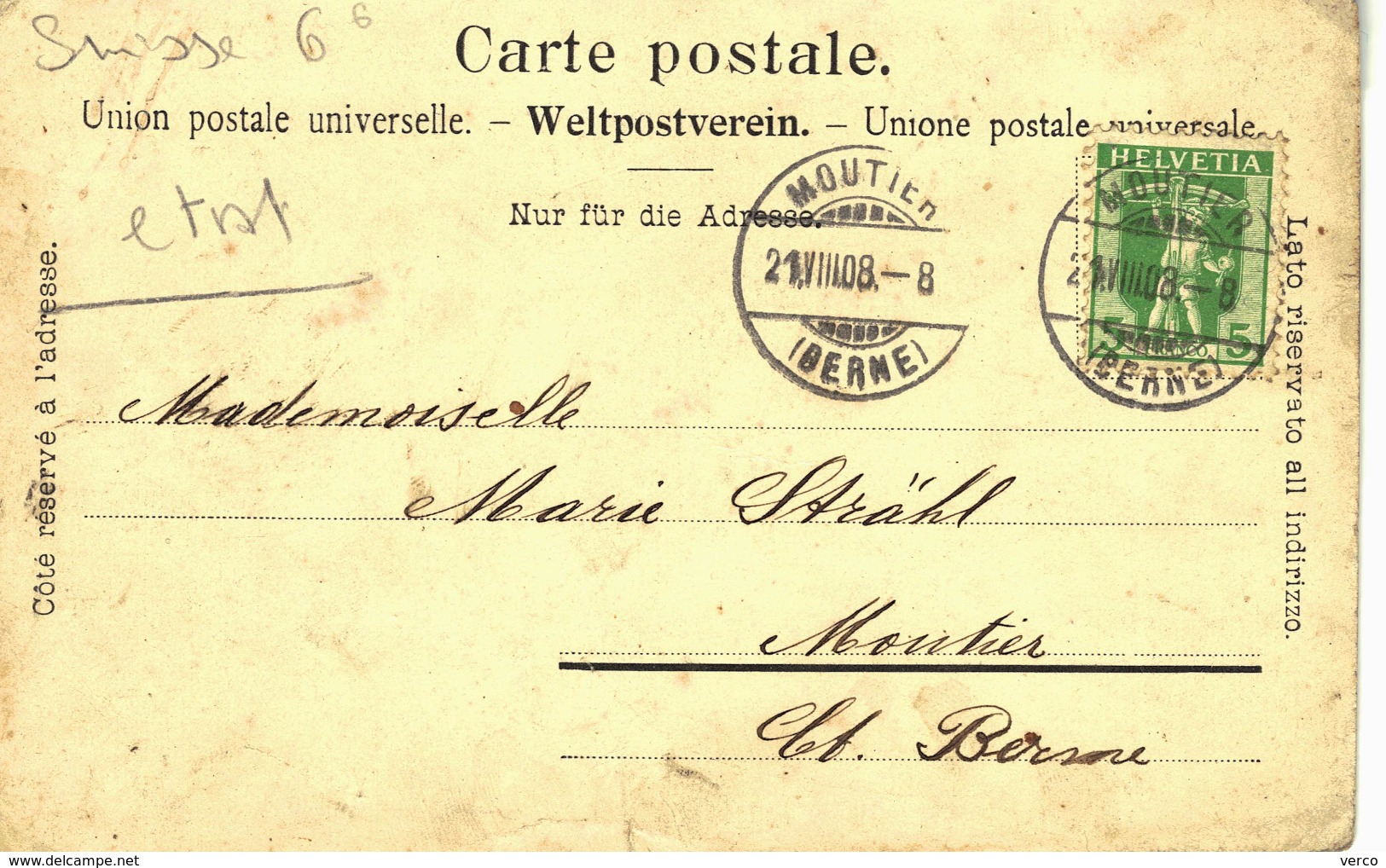 Carte Postale Ancienne De SOLOTHURN (SOLEURE) - Soleure