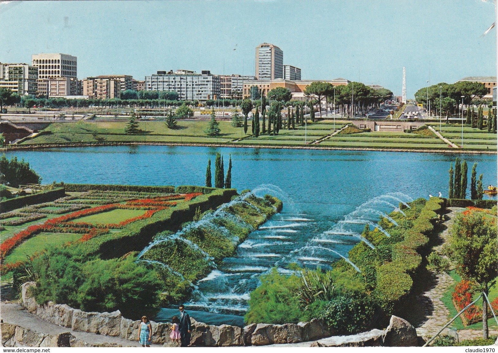 Cartolina - Postcard  - IL LAGO - ROMA - Parken & Tuinen
