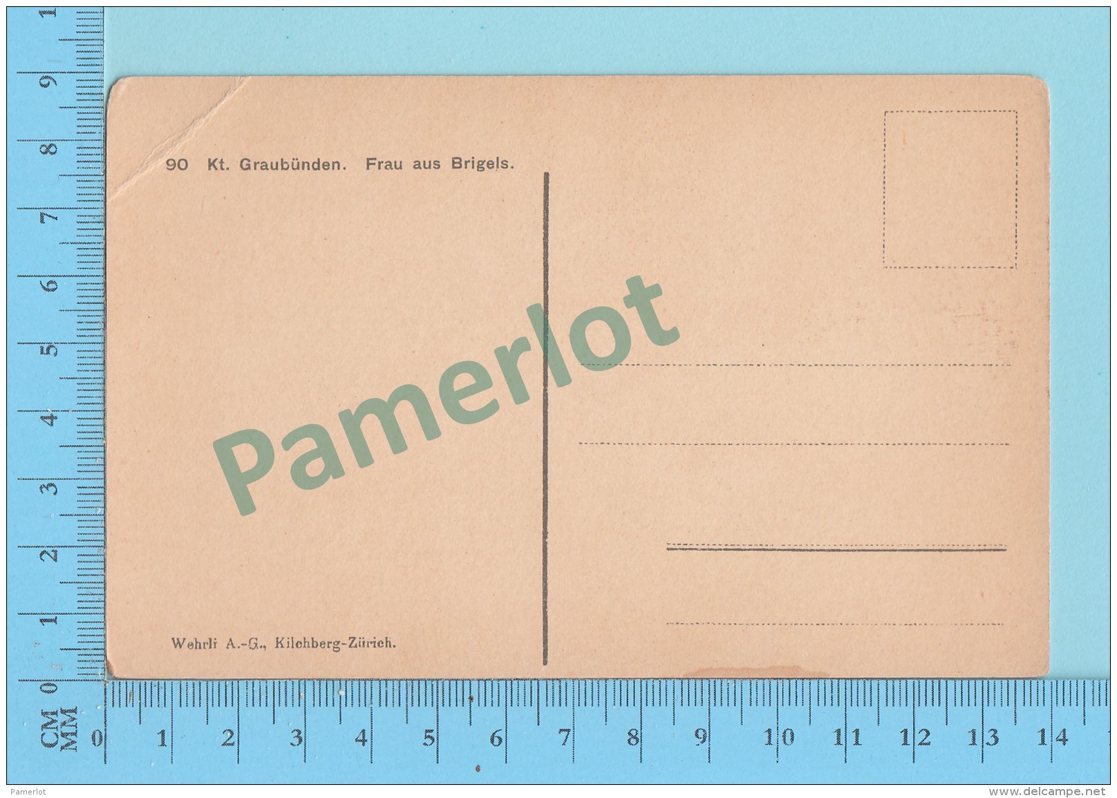 SUISSE - Kt. Graubünden Frau Aus Brigels " ED:A.G. KILCHBERG ZURICH" - Post Card Carte Postale Cartolina - 2 Scans - Breil/Brigels