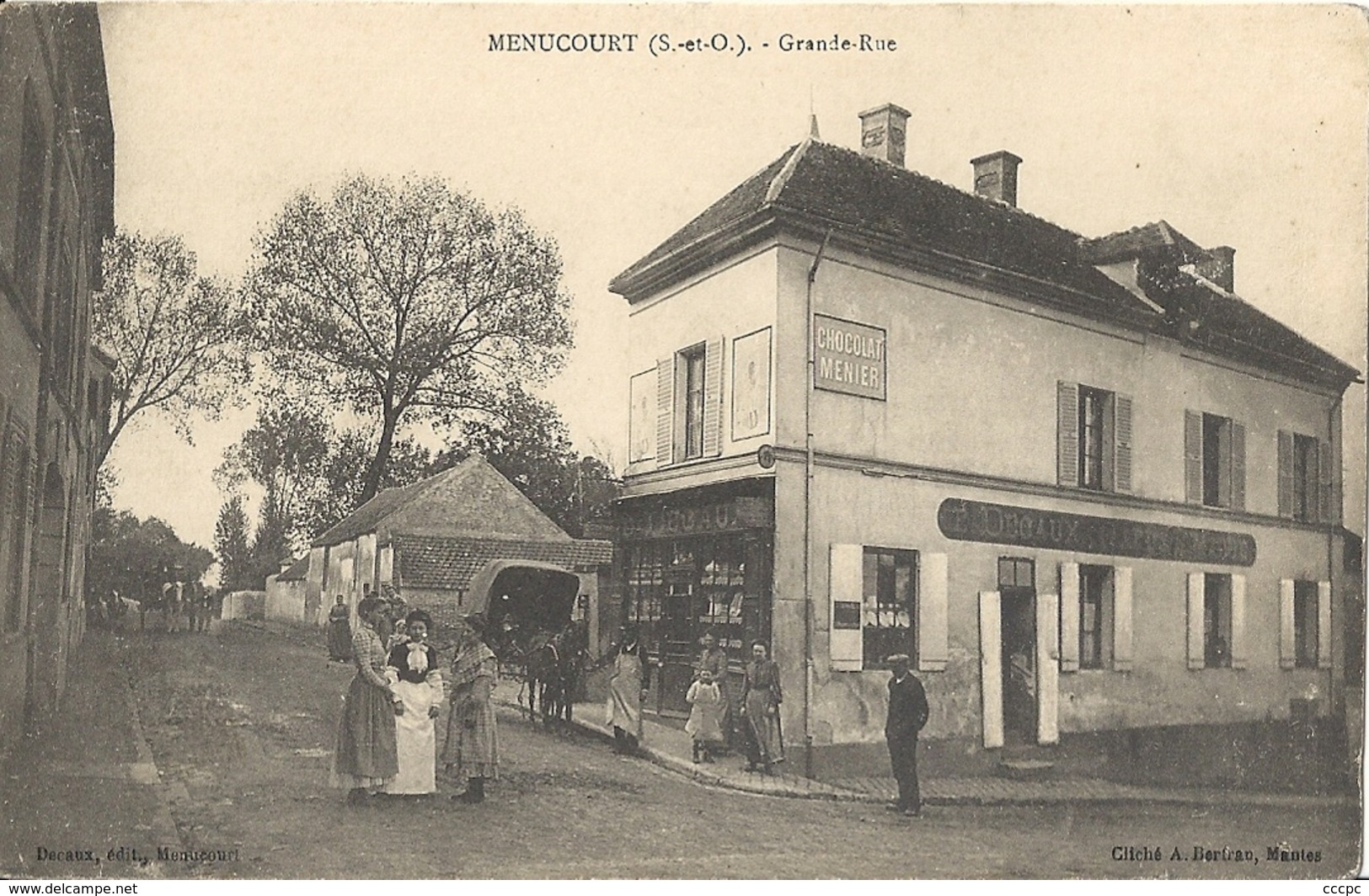 CPA Menucourt Grande-Rue - Menucourt