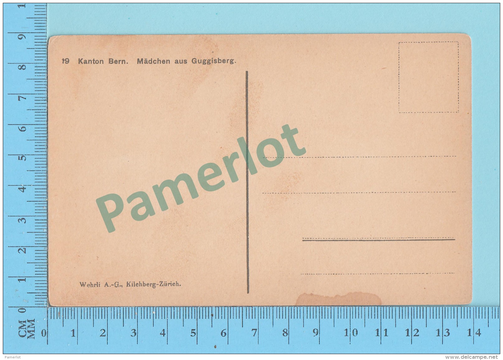 SUISSE - Bren Mädchen Aus Guggisberg " ED:A.G. KILCHBERG ZURICH" - Post Card Carte Postale Cartolina - 2 Scans - Guggisberg