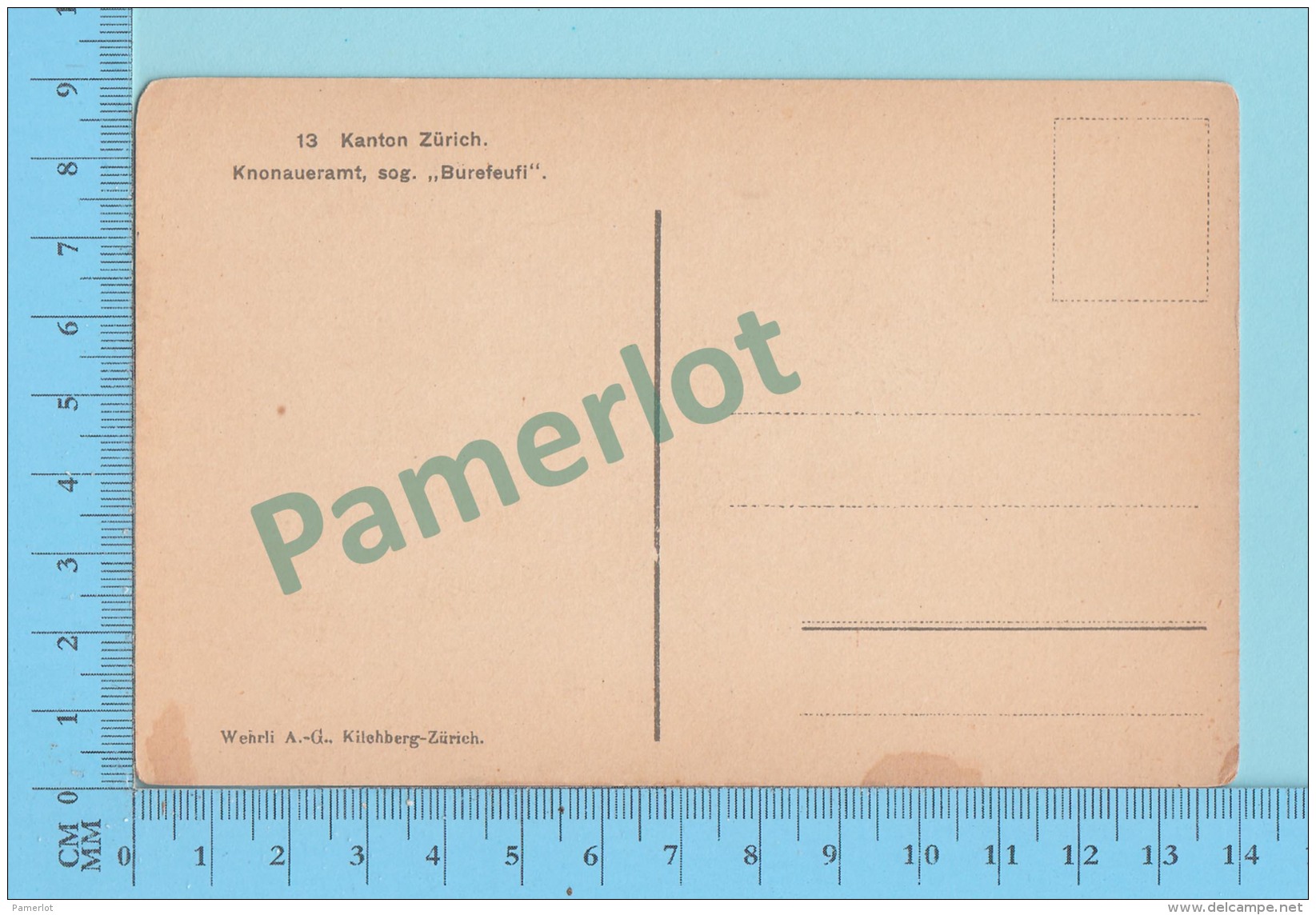 SUISSE - Zurich Knonaueramt  Sog. Burefeufi " ED:A.G. KILCHBERG ZURICH" - Post Card Carte Postale Cartolina - 2 Scans - Berg