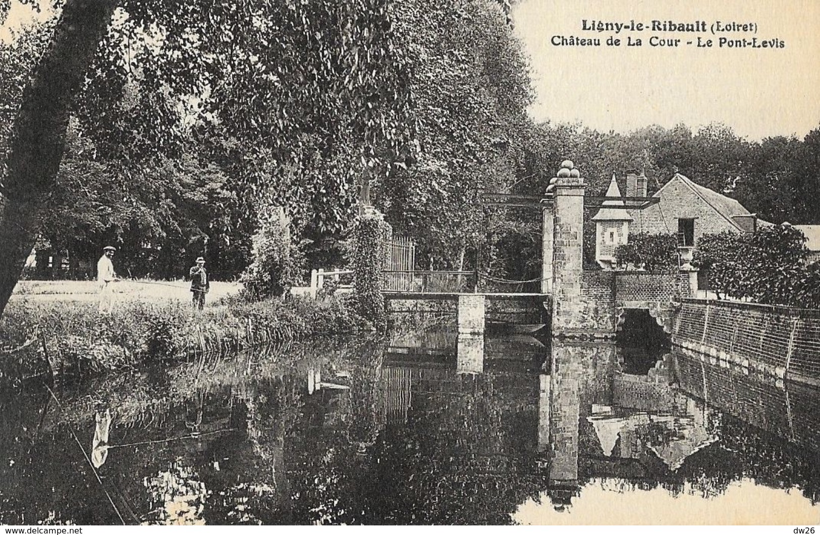 Ligny-le-Ribault (Loiret) - Château De La Cour , Le Pont-Levis - Edition Lenormand, Carte Non Circulée - Autres & Non Classés