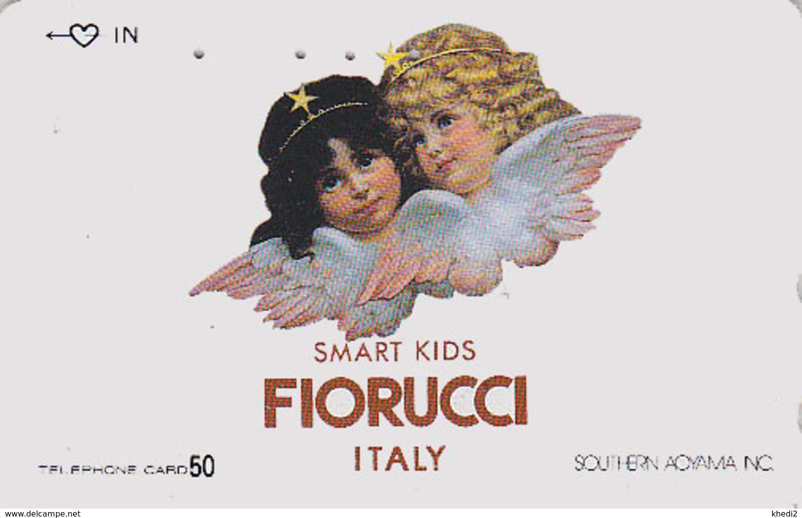 Télécarte JAPON / 110-011 - MODE - FIORUCCI - Enfant Ange - Angel Children  / Fashion  ITALY Related JAPAN Phonecard - Mode